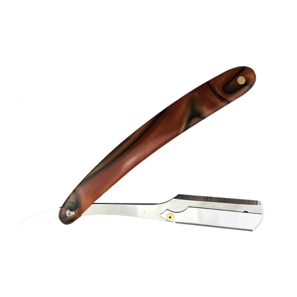 Metal Straight Razor Holder for Men, Barber Hair Shaping Tool