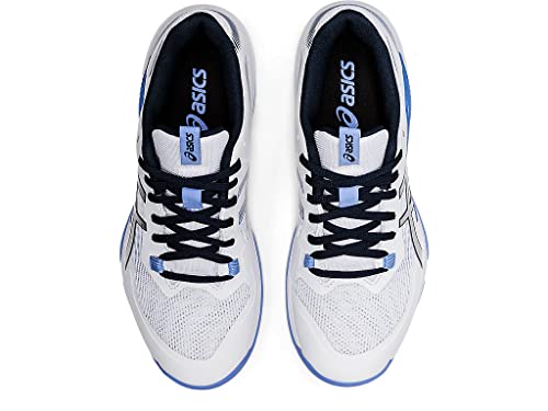 Asics Women's Gel-Tactic Court Shoes, 6, White/Periwinkle Blue #TOP5