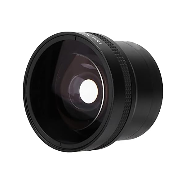 Sorandy 52MM 0,25x Fisheye-Weitwinkelobjektiv, Makrokamera Fisheye-Objektiv, Universal-Gewindeobjektiv für DSLR-SLR…