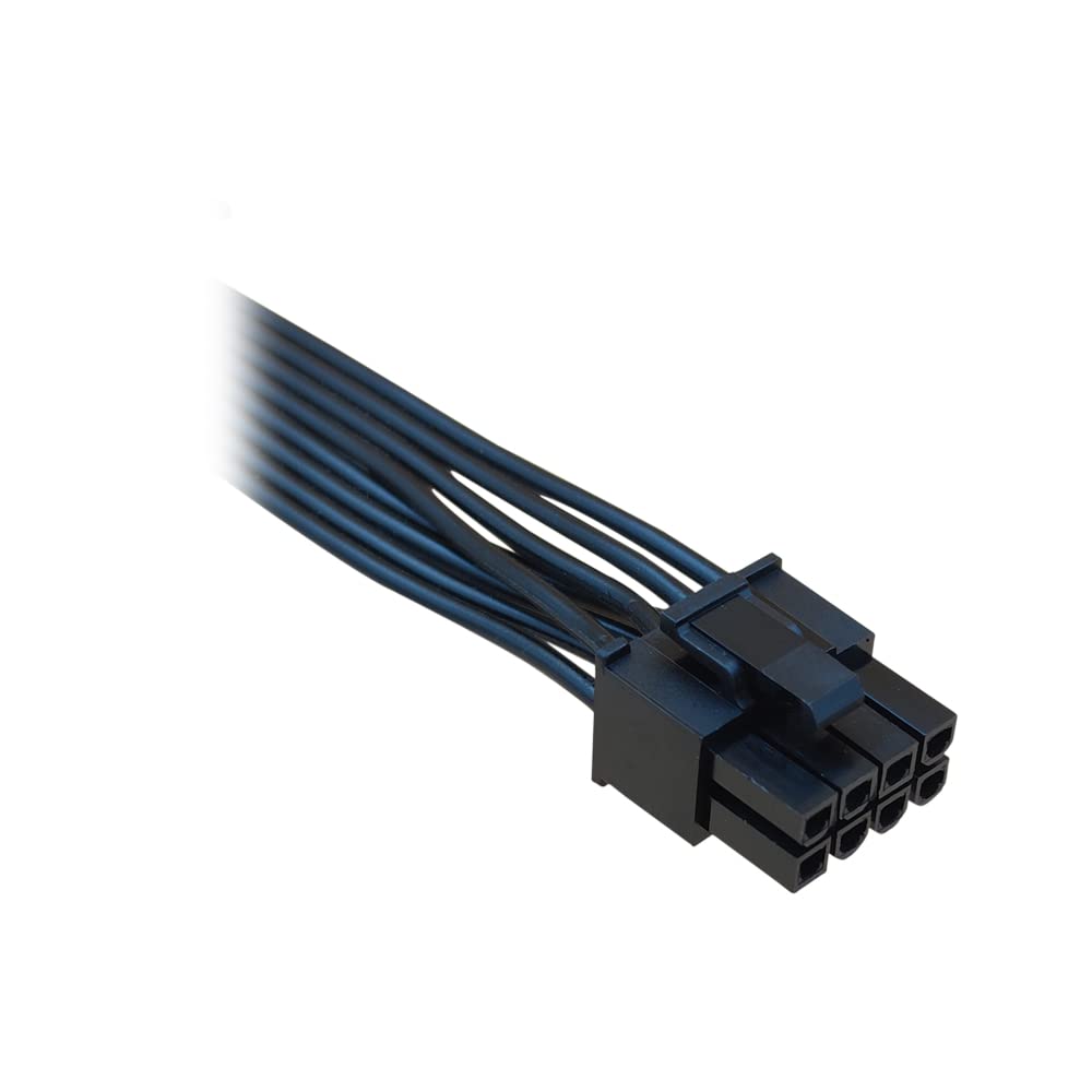 COMeap (2-Pack) SATA to 8 Pin GPU Power Adapter, 8 Pin (6+2) PCIe to Dual SATA Splitter Cable 9-inch(23cm)