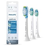 Philips Sonicare Genuine Toothbrush Head Variety Pack, C3 Premium Plaque Control and C2 Optimal Plaque Control, 3 Brush Heads, White, HX9023/6