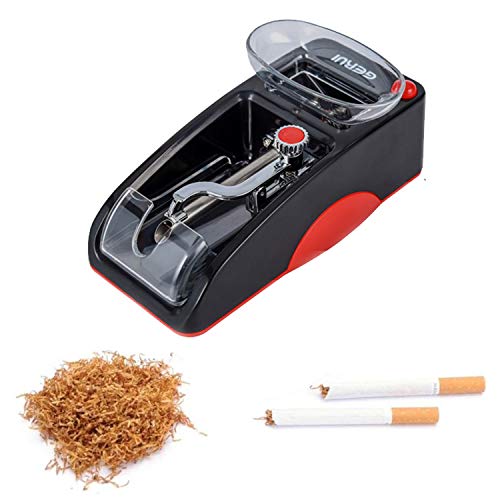 Máquina de liar cigarrillos eléctrica, máquina automática para hacer tabaco, mini rodillo portátil, inyector de tabaco, regalo perfecto para hombres Cover