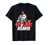 404 Atlanta Georgia Graffiti Black Woman Red Hat T-Shirt