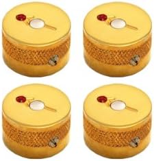 Fender Gretsch Gold Jewel Guitar Knobs - Set of 4