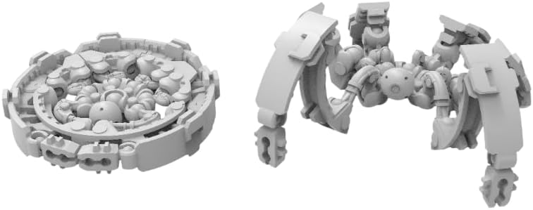 LEBOO Sheik Mainland 1/60 Model Kit Assembly Model- Kapkan White - 2Pcs,POK Material Highly Posable Model Ages 15+