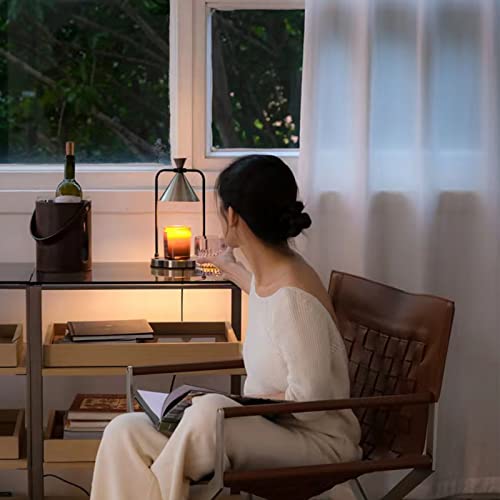 Vintage Jar Candle Warmer With Timer, Electric Candle Warmer Lamp, Dimmable Candle Light, Compatible With Large And Small Candles, Aromatic Candle Holders For Home Decoration #TOP4