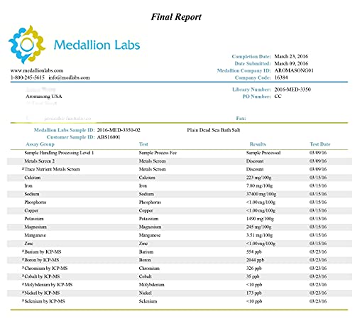 5 Lbs Raw Dead Sea Salt - Contains All Dead Sea Minerals Including Dead Sea Mud - Fine Medium Grain Bath Salt Large Resealable Bulk Pack #TOP5
