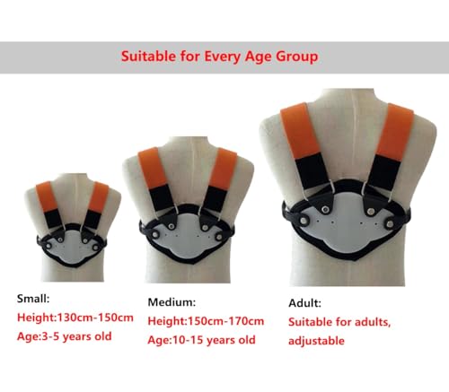Pectus Carinatum Orthosis Brace - Fijación torácica ajustable para todas las edades - Correctores de costillas valgus