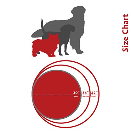 Black Links Small Round Indoor Outdoor Pet Dog Bed With Removable Washable Cover By Majestic Pet Products #TOP3