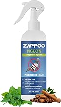 Pigeon Control Spray | No Killing Only Repelling | Better Than Anti Pigeon Spikes | Bird Control Spray | Bird Control For Home, Office, Balcony And Workplace Natural Bird Deterrent for Balconies, Rooftops & Gardens, Outdoor & Indoor Use (200 ML) (Cinnamon