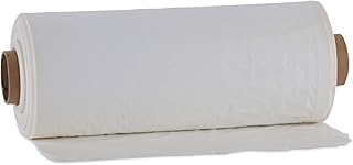 Boardwalk BWKD38633CL Industrial Drum Liners Rolls, 60 Gal, 1.8 Mil, 38 X 63, Clear, 1 Roll Of 75 Bags
