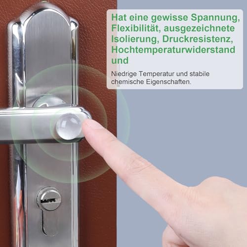 364 Stück Gummipuffer Transparent Gummifüße Selbstklebend Elastikpuffer Türpuffer, Anschlagpuffer Selbstklebende Gumminoppen für Glasplatten Türen Möbel Schränke(4 Größen)