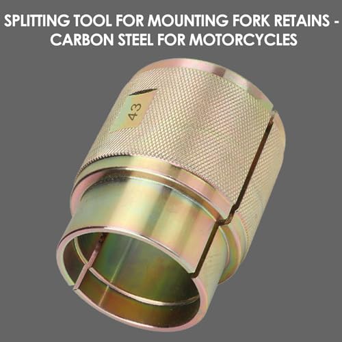 Image of Fork Seal Driver Universal Carbon Steel Motorcycle Fork Oil Seal Tool Split Design for Traditional Inverted Front Forks (43mm)