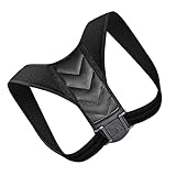 SEWOART Invisible Posture Hunchback Posture Brace Made of PU Leather S Size for 40-80 lbs Ergonomic Support