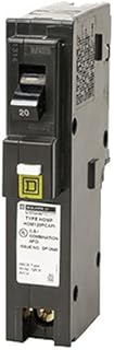 Square D - HOM120PCAFIC Homeline Circuit Breaker, 20-Amp, 120V, 1-Pole CAFCI , Plug-On Neutral