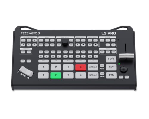 FEELWORLD L3 PRO Multi Camera Video Mixer Switcher with 4HDMI SDI Input