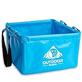 ✅ TAMAÑO Y APLICACIÓN ÓPTIMA: El Bol con capacidad de 15 litros es lo suficientemente grande como para lavar la vajilla de tres a cuatro personas, con comodidad (dimensiones externas: 30 x 30 x 18 cm). Y gracias a los mangos extra largos el transporte con una mano no representa ningún problema