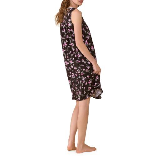 Image of Eileen West Sleepwear & Loungewear for Women - Jersey Knit Collection - 100% Cotton Sleeveless Lightweight Short Nightgown