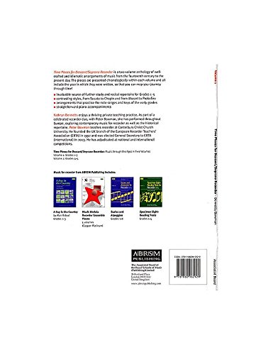 TIME PIECES FOR DESCANT/SOPRANO RECORDER - VOLUME 1 (Time Pieces (ABRSM)) (v. 1) - Thumbnail 3