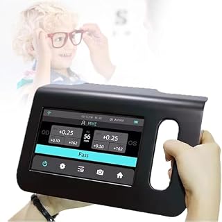Detector oftalmológico de visión – Refractor automático portátil con detección rápida de 3 segundos y almacenamiento de datos para detección de glaucoma y síndrome ocular