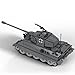 BrickCraftWorks King Tiger Tank Building Blocks Set for Adult, WW2 Armored Battle Car Collectible Army Model to Build and Display, Gift Ideal for Military Enthusiasts (1265PCS)