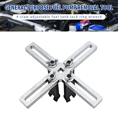 LIDSCURA Universal Fuel Pump Removal Tool, 4 Jaws Adjustable Fuel Tank Lock Ring Wrench with 2.16 '' to 5.9 '' Jaw Spread Tool Fuel Pump Sender Remover by LIDSCURA - Image 6
