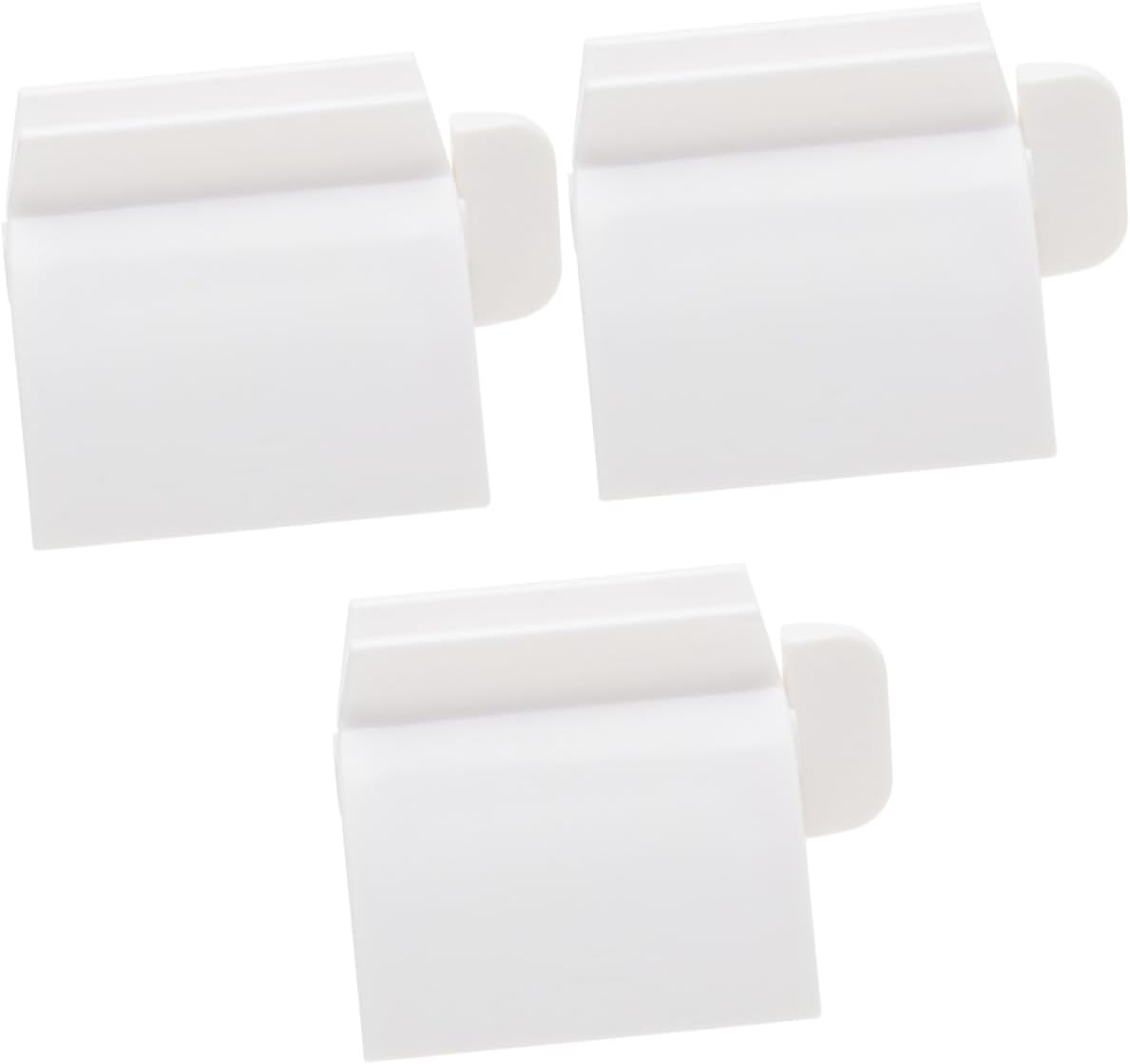 ABOOFAN 3pcs Rolling Tube Toothpaste Dispenser Easy Squeezer Holder for Bathroom Accessories White Toothpaste Stand Efficiently Extracts Every Drop from Tubes