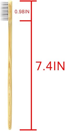 Miniatura 4 de Cepillo de dientes súper suave, 10000 cerdas nano, cerdas blancas extra suaves, paquete de 8