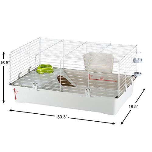 Ferplast Cavie Guinea Pig Cage & Rabbit Cage | Pet Cage Includes All Accessories to Get You Started & a 1-Year Warranty by Ferplast - Image 2