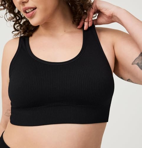 Torrid Women's Plus Size Bra - Seamless Rib Bralette2