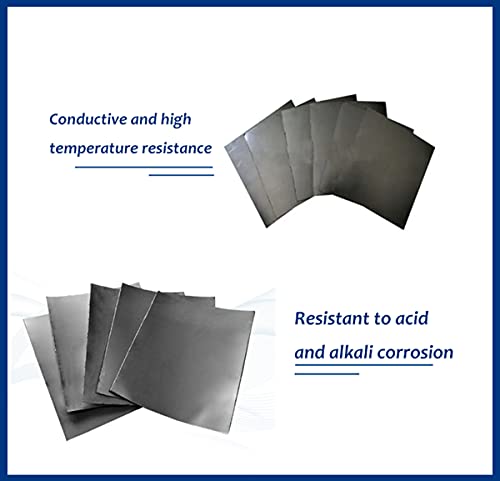 Hoog-pure flexibele grafietbladfolie grafietfilm Anti hoge temperatuur pakking, dik 0,02~5mm,1mm*200mm*250mm - Image 5