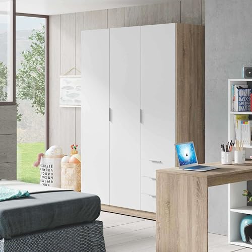 Variante de Habitdesign armarios dormitorio 3 puertas 3 cajones 121x180x52