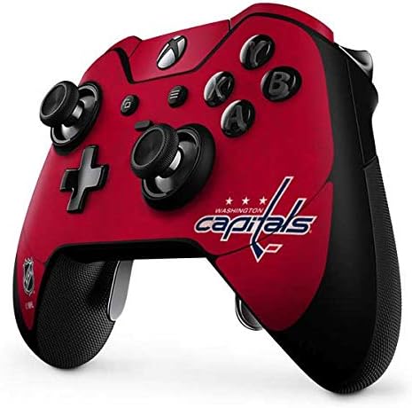 Skinit Decal Gaming Skin Compatible with Xbox One Elite Controller - Officially Licensed NHL Washington Capitals Distressed Design
