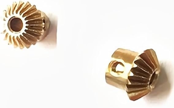 Gears Pinion Gear Set, Pinion Gear 2pcs 11 Bevel Gear 0.5 Module 20 Teeth Bevel Pinion 3mm Inner Hole 0.5M 20T Brass Gear Steel Gear 90 Degree Commutation Gear bore Shaft0.5M 20T Brass Gear