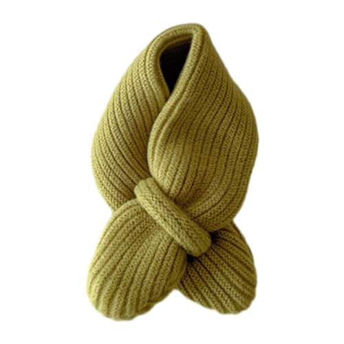 Stylish Children Wool Scarf Soft & Comfortable Kids Scarf Solid Color Scarf Knitted Scarf For Autumn & Winter