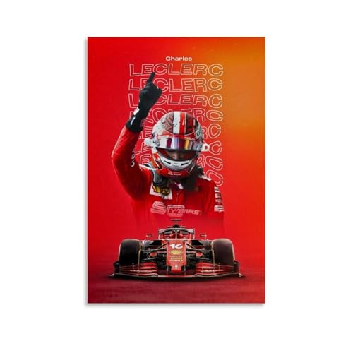 Poster con stampa su tela, motivo: auto Formula 1, decorazione da...