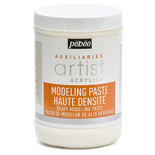 Pebeo Artist Acrylics Auxiliaries Heavy Modeling Paste, 1-Liter by PEBEO - Used condition - CA$24.43