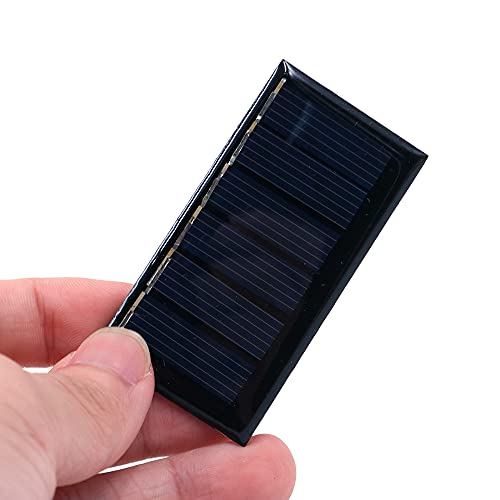 Packung mit 6 ZONADAH 80ma 3V Mini-Sonnenkollektoren, Teigladegerät, DIY Home, Science School Projekte, Camping, Angeln, Wandern Outdoor Garten Licht Ladewerkzeuge