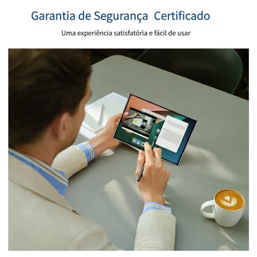 3 em 1 Tablet, com Capa/Teclado/Mouse, 10.1 Polegada, 1920x1200 Tela Processador Octa-Core, 12GB RAM+512GB ROM, Câmera de 16MP + 32MP, Android 13, 8000mAh, Versão WiFi (Azul) - Imagem 9