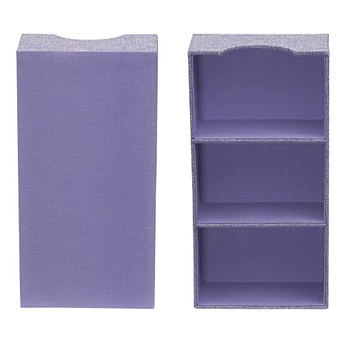 Household Essentials Iris-Colored Cardboard Trays with PP Accents, Set of 2 by Household Essentials - Image 5