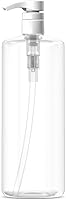 BAR5F 32oz BPA-Free Crystal Clear Pump Bottle - 1 Liter Empty Dispenser for Shampoo, Conditioner, Lotion, Body Wash