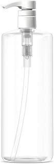BAR5F 32oz BPA-Free Crystal Clear Pump Bottle - 1 Liter Empty Dispenser for Shampoo, Conditioner, Lotion, Body Wash
