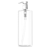 Bar5F Pump Bottle 32-Ounce 1-Liter Empty for Shampoo Conditioner Body Wash Lotion BPA-Free Crystal-Clear (Pack of 1)