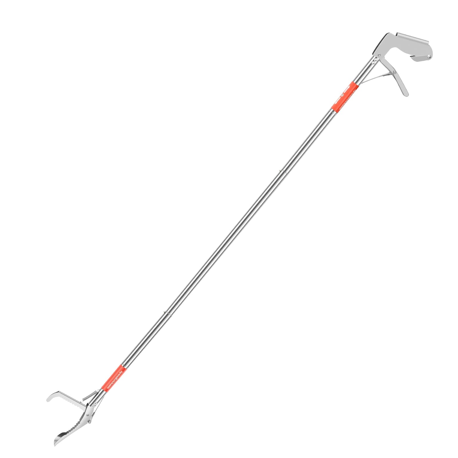 Snake Grabber 50inch Collapsible Snake Catcher Professional Reptile Snakes Grabber Tool Wide Jaw Stainless Steel Snakes Tongs Multifunctional Catching Tool