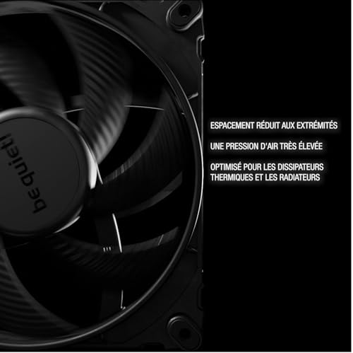 Ventilateur be quiet! Silent Wings 4 140mm Black pour boîtier PC performant - 2