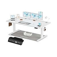 Homall 180x80 CM scrivania regolabile in altezza, scrivania da ufficio con quattro sezioni...