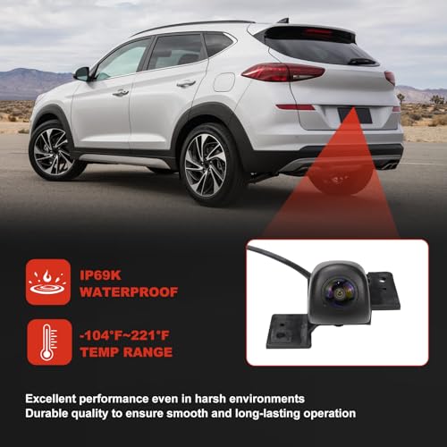 95760-D3000 Rear View Parking Camera Compatible with Hyundai Tucson 2016-2020 Rear View Backup Camera Replace 95760-D3001 95760-D3101 by councross - Image 4