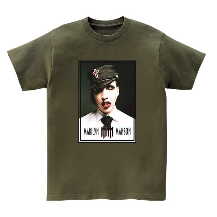 2014 \" MARILYN MANSON \" バンド Tシャツ USED］2014 