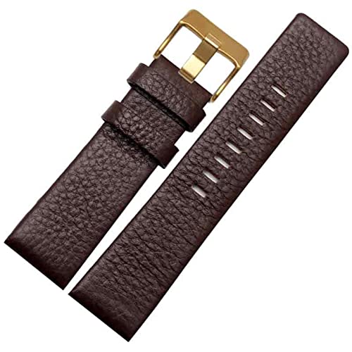 Bracelet de montre en cuir véritable 22 mm pour Diesel DZ7259