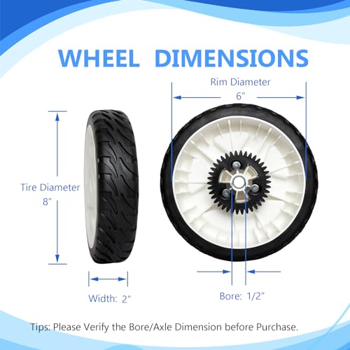 Lawn Mower Wheel - Dimensions
